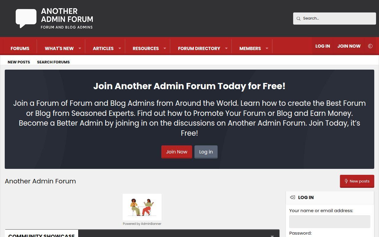 Another Admin Forum